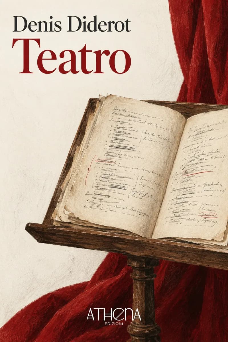 Teatro di Denis Diderot – copertina Edizioni Athena