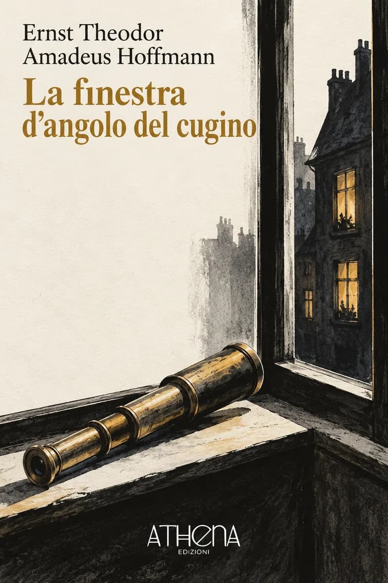 La finestra d'angolo del cugino di Ernst Theodor Amadeus Hoffmann – copertina Edizioni Athena