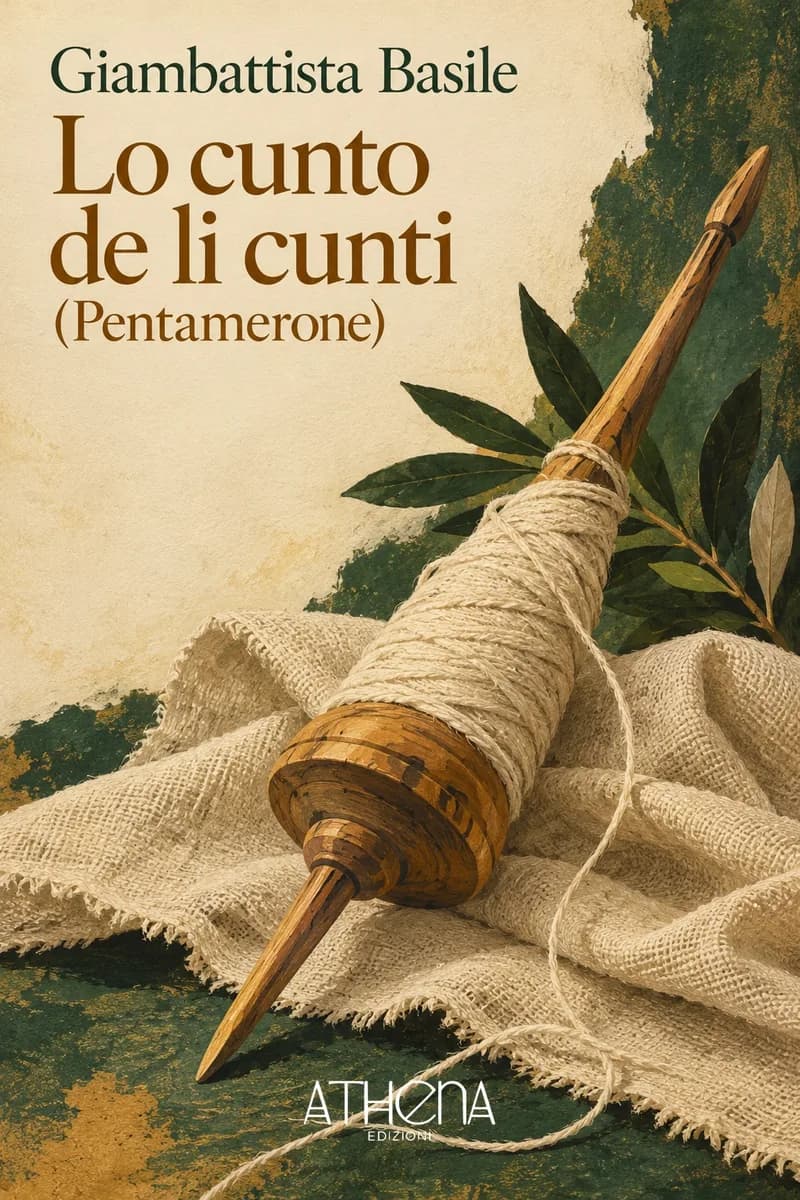 Lo cunto de li cunti (Pentamerone) di Giambattista Basile – copertina Edizioni Athena