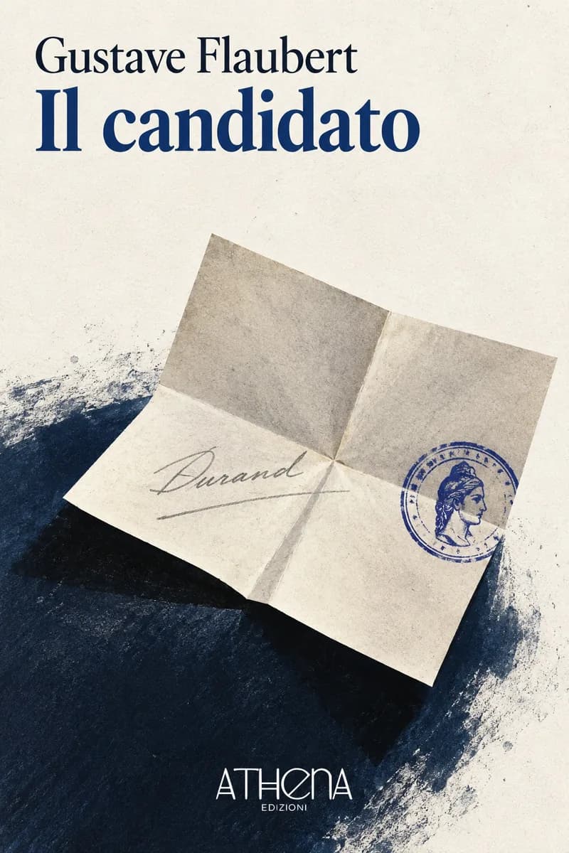 Il candidato di Gustave Flaubert – copertina Edizioni Athena