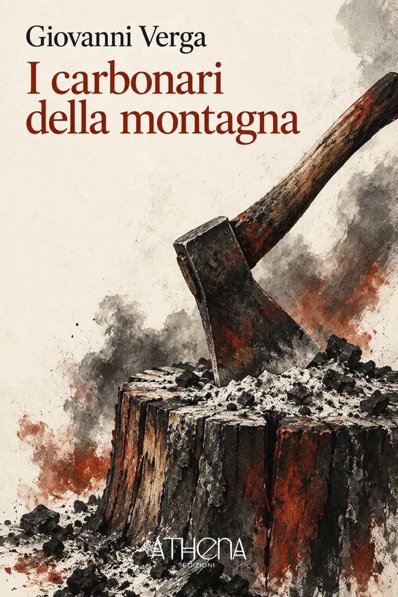I carbonari della montagna di Giovanni Verga – copertina Edizioni Athena