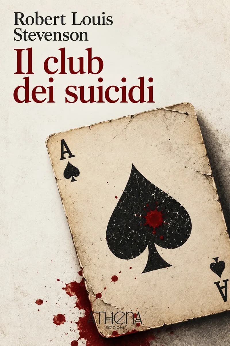 Il club dei suicidi di Robert Louis Stevenson – copertina Edizioni Athena