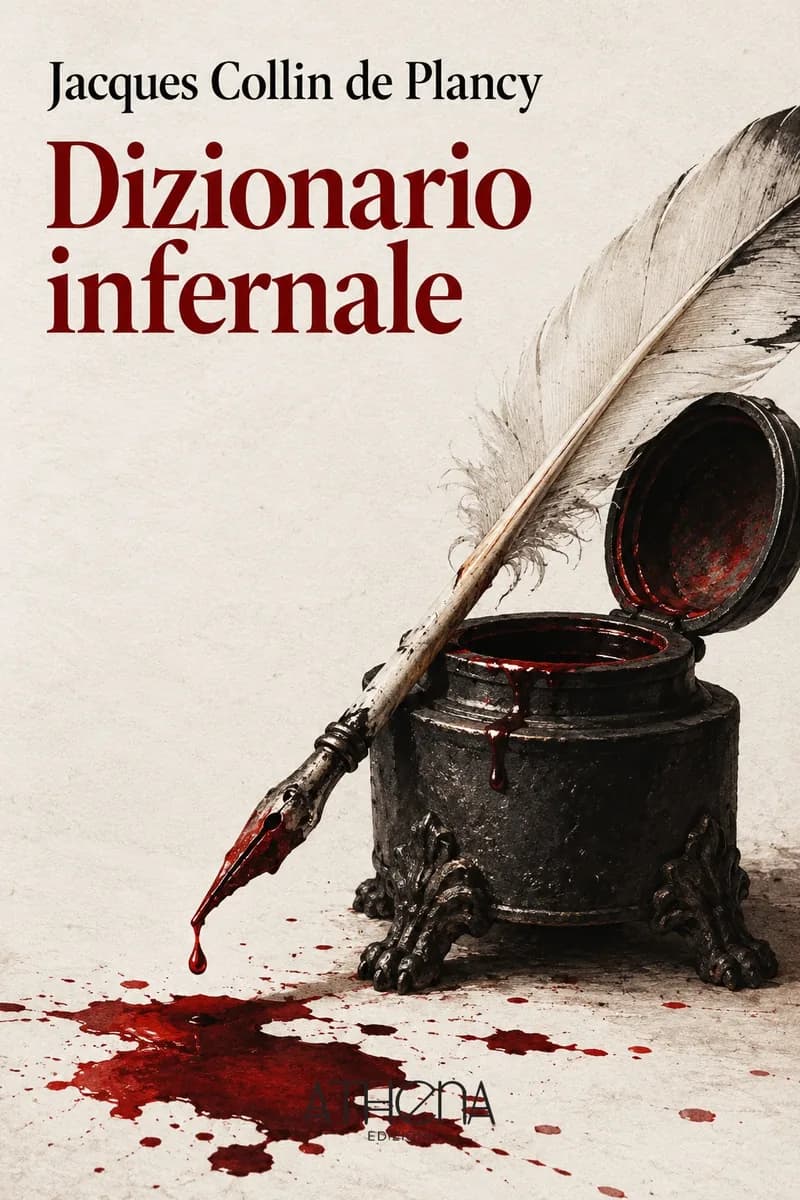 Dizionario infernale di Jacques Collin de Plancy – copertina Edizioni Athena