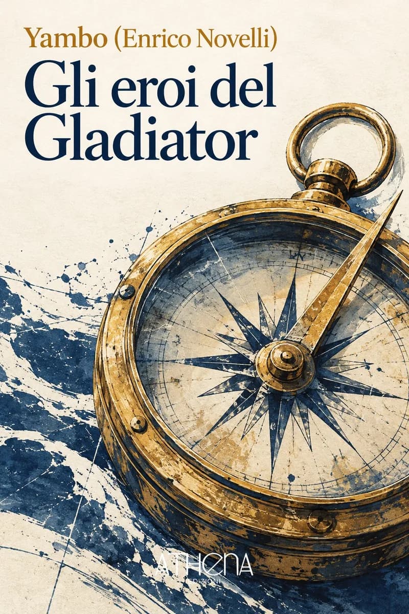 Gli eroi del Gladiator di Yambo (Enrico Novelli) – copertina Edizioni Athena