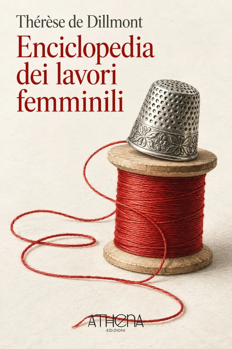 Enciclopedia dei lavori femminili di Thérèse de Dillmont – copertina Edizioni Athena