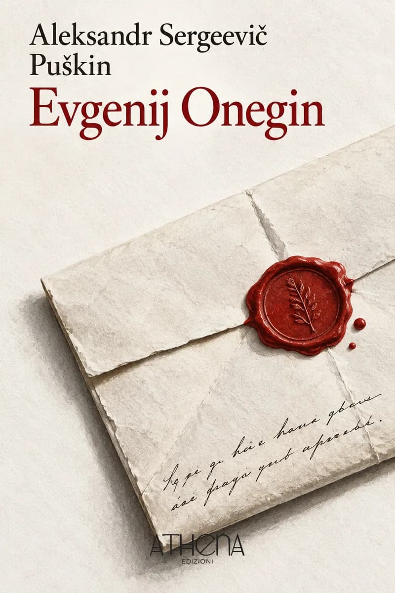 Evgenij Onegin di Aleksandr Sergeevič Puškin – copertina Edizioni Athena