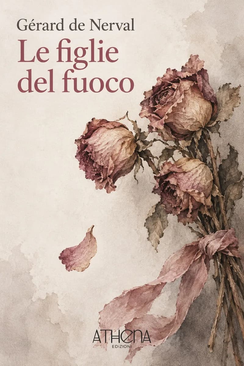 Le figlie del fuoco di Gérard de Nerval – copertina Edizioni Athena