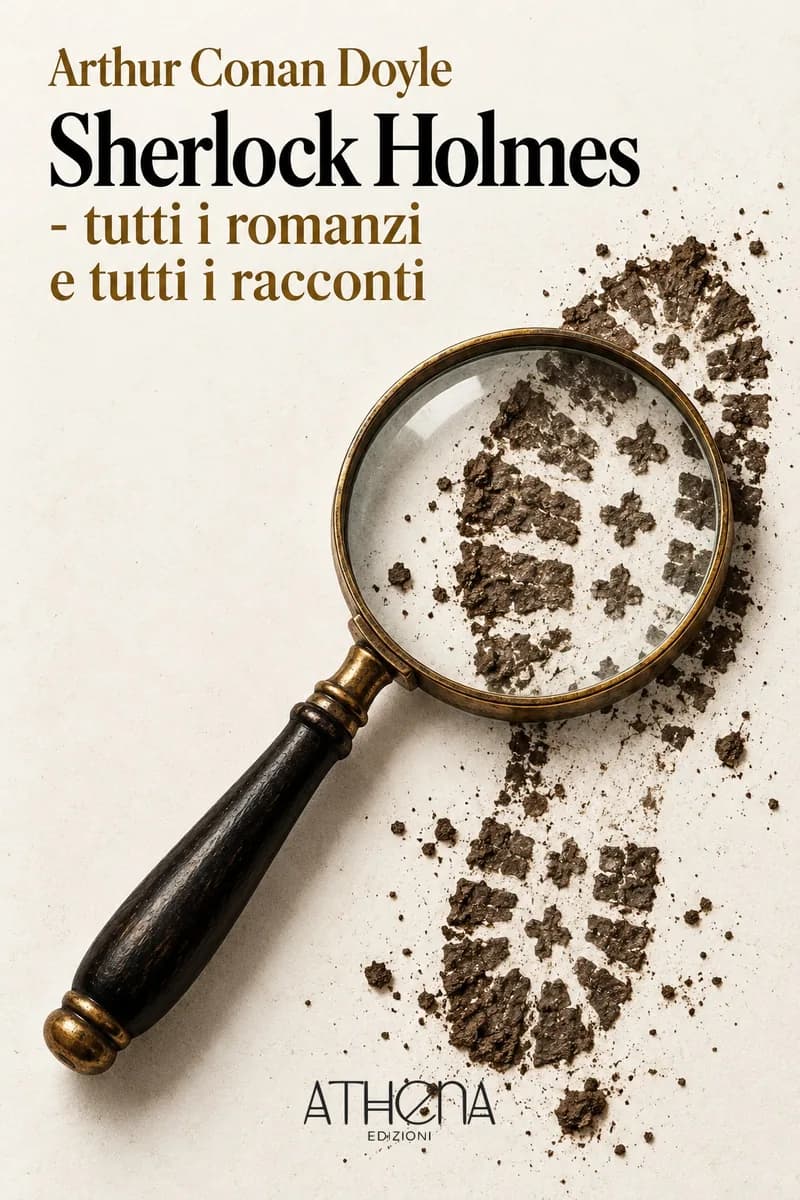 Sherlock Holmes - tutti i romanzi e tutti i racconti di Arthur Conan Doyle – copertina Edizioni Athena