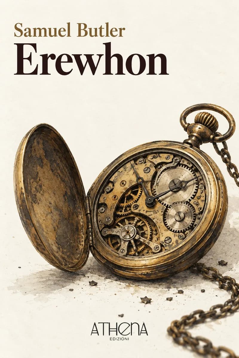 Erewhon di Samuel Butler – copertina Edizioni Athena