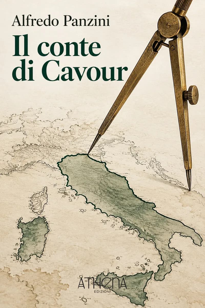 Il conte di Cavour di Alfredo Panzini – copertina Edizioni Athena