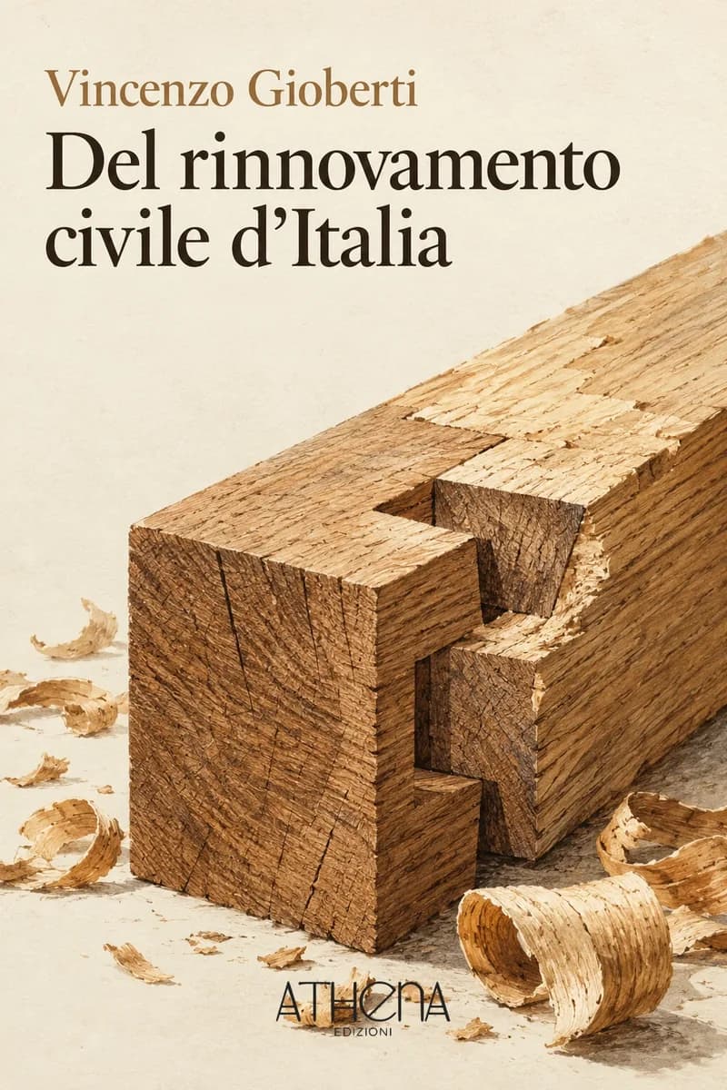 Del rinnovamento civile d'Italia di Vincenzo Gioberti – copertina Edizioni Athena