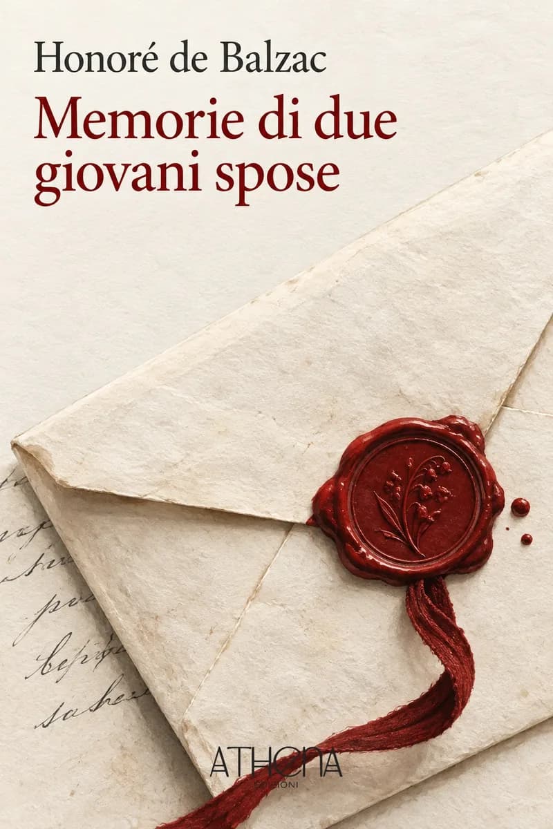 Memorie di due giovani spose di Honoré de Balzac – copertina Edizioni Athena