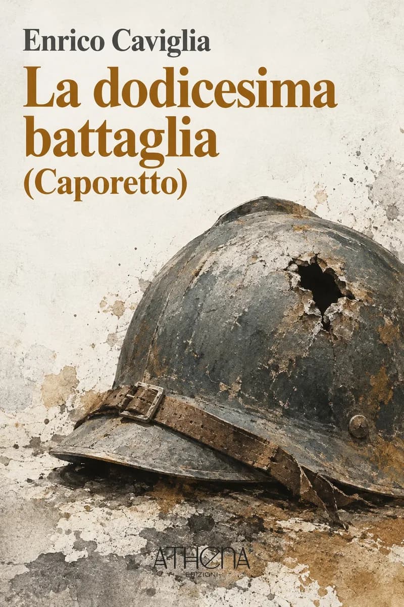 La dodicesima battaglia (Caporetto) di Enrico Caviglia – copertina Edizioni Athena
