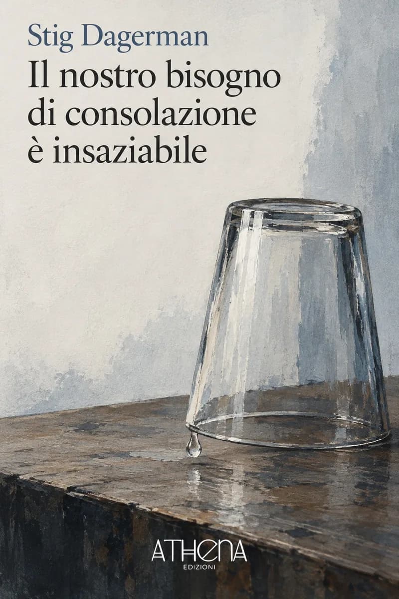 Il nostro bisogno di consolazione è insaziabile di Stig Dagerman – copertina Edizioni Athena