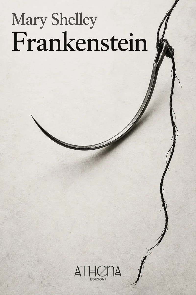 Frankenstein di Mary Shelley – copertina Edizioni Athena