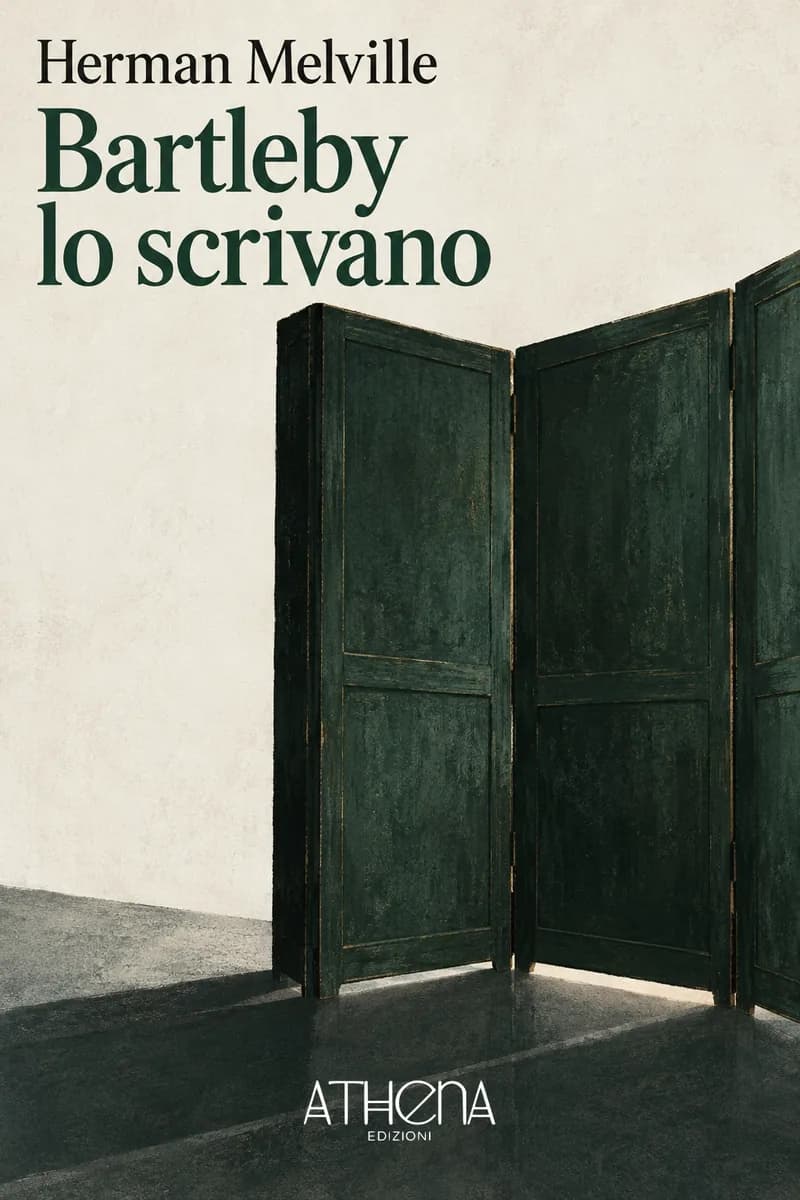 Bartleby lo scrivano di Herman Melville – copertina Edizioni Athena