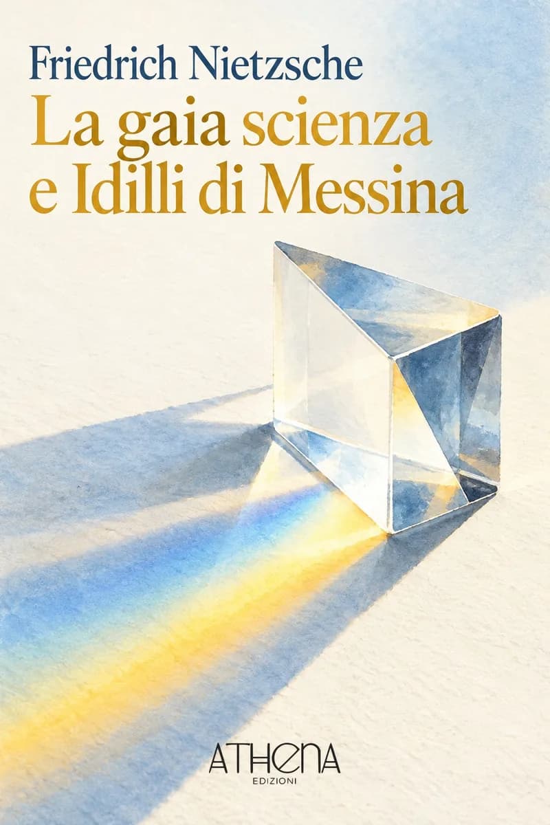 La gaia scienza e Idilli di Messina di Friedrich Nietzsche – copertina Edizioni Athena