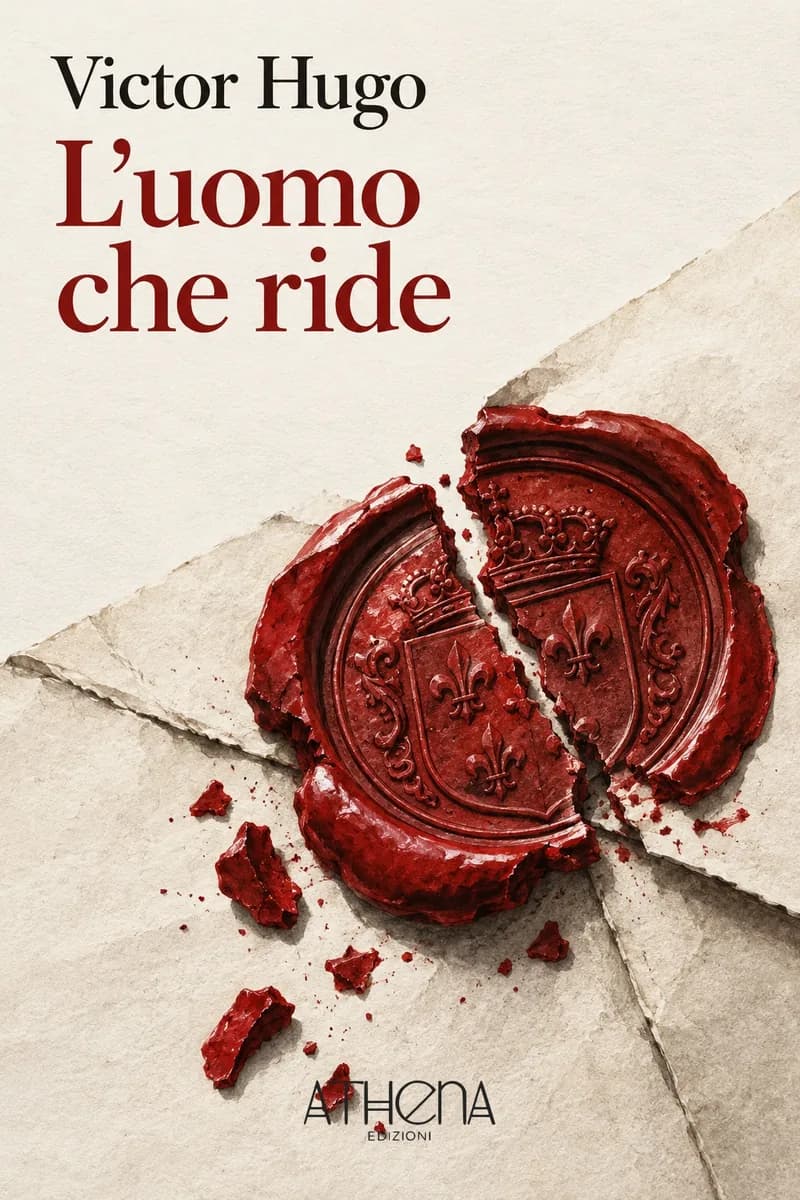 L'uomo che ride di Victor Hugo – copertina Edizioni Athena