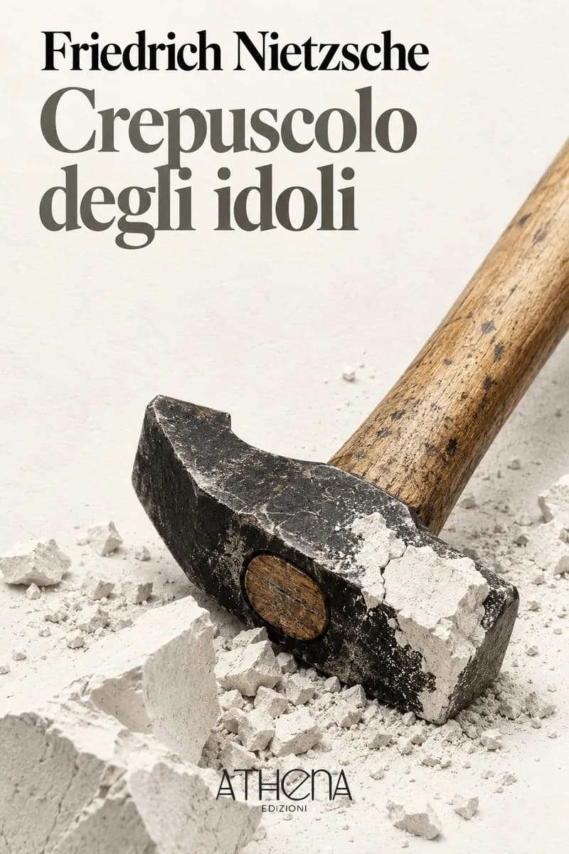 Crepuscolo degli idoli di Friedrich Nietzsche – copertina Edizioni Athena