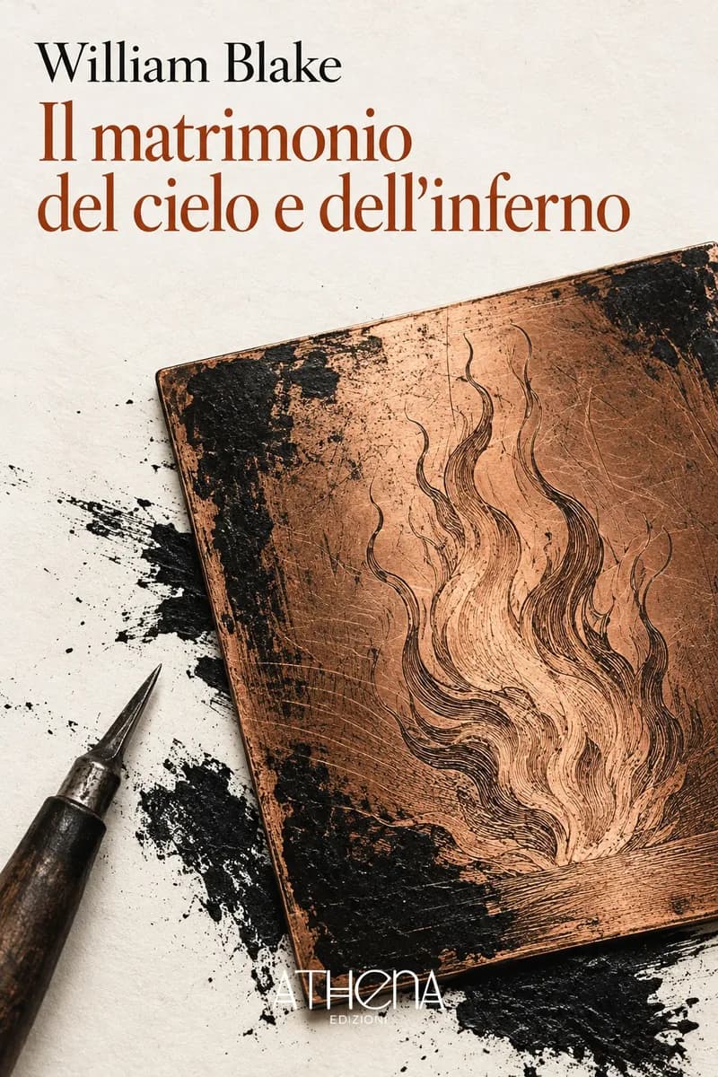Il matrimonio del cielo e dell'inferno di William Blake – copertina Edizioni Athena