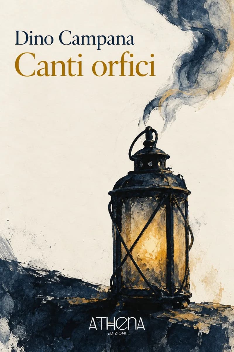 Canti orfici di Dino Campana – copertina Edizioni Athena