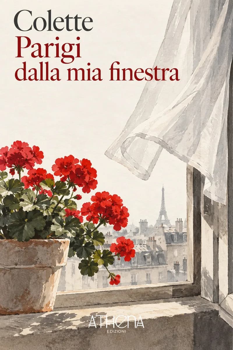 Parigi dalla mia finestra di Colette – copertina Edizioni Athena