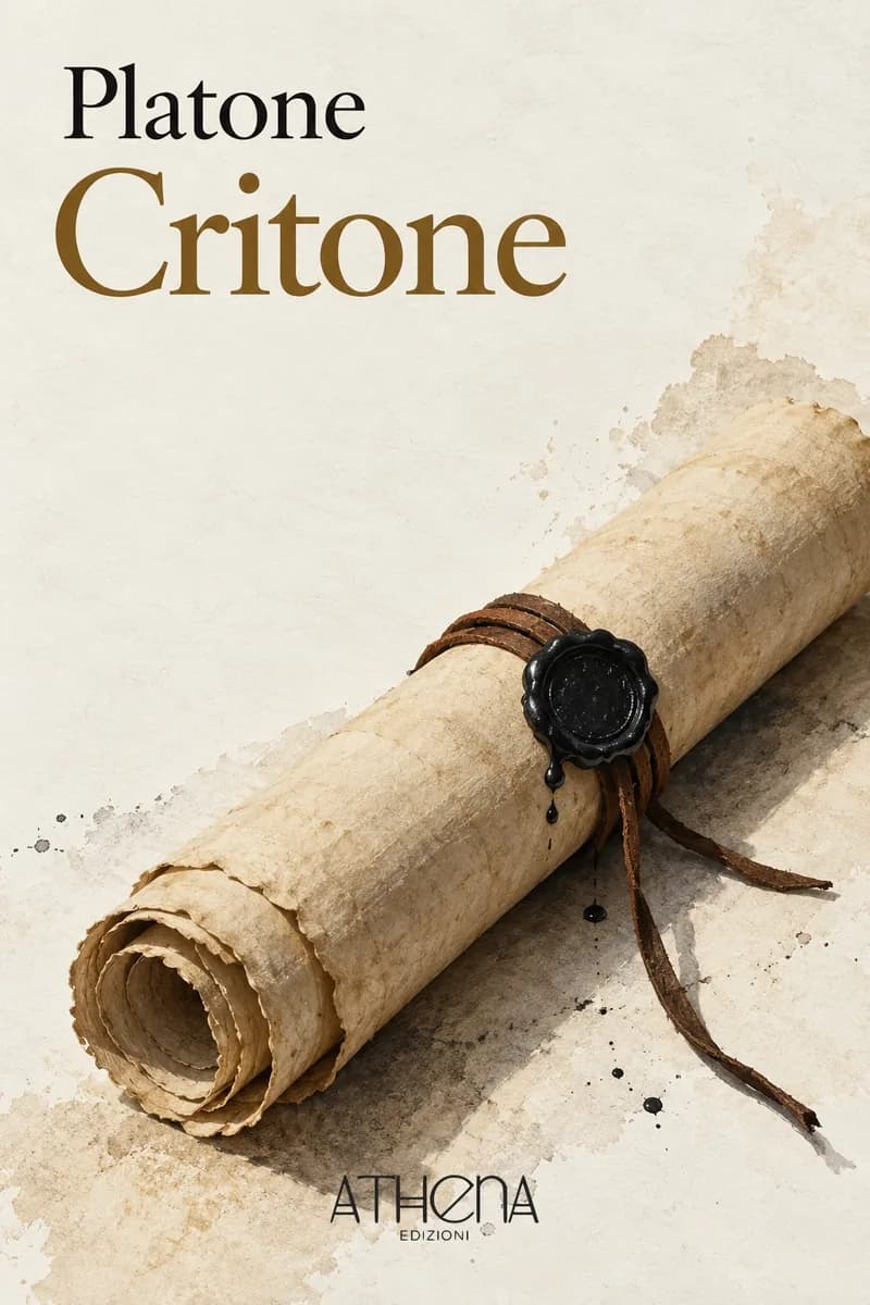 Critone di Platone – copertina Edizioni Athena