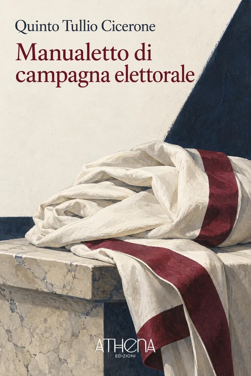 Manualetto di campagna elettorale di Quinto Tullio Cicerone – copertina Edizioni Athena