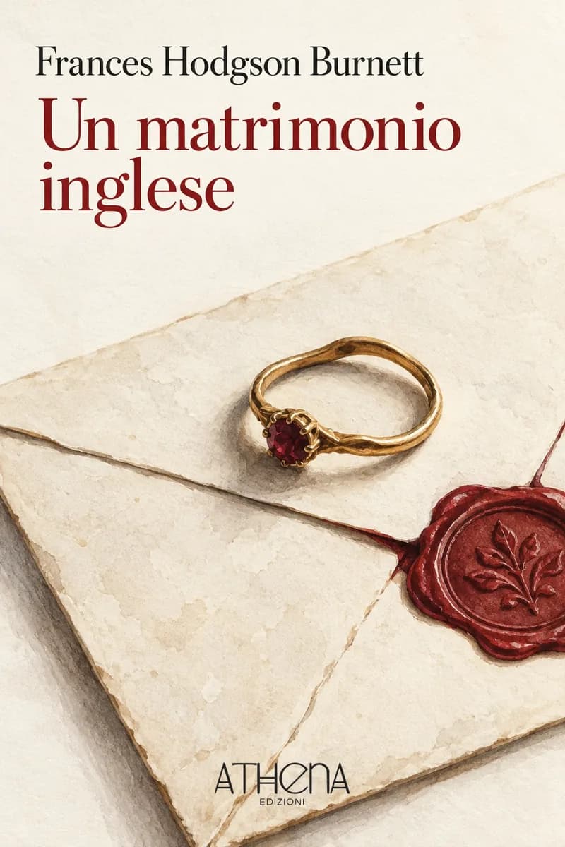 Un matrimonio inglese di Frances Hodgson Burnett – copertina Edizioni Athena