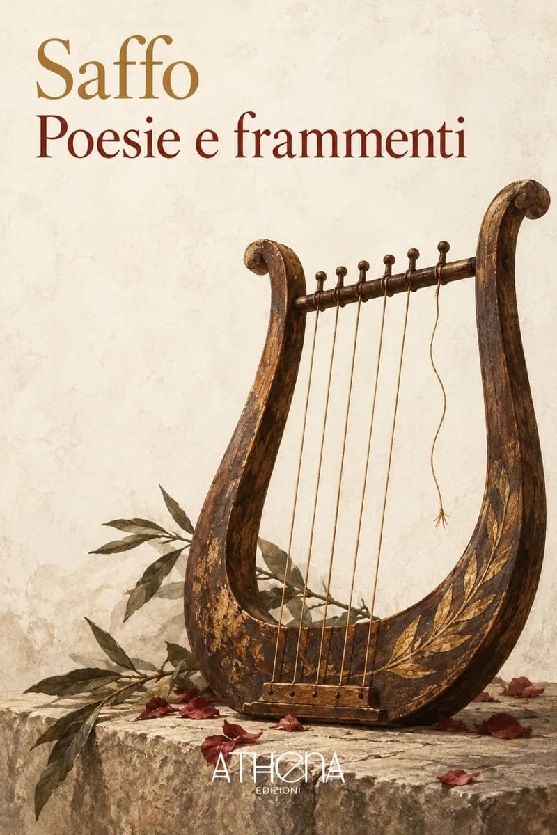 Poesie e frammenti di Saffo – copertina Edizioni Athena