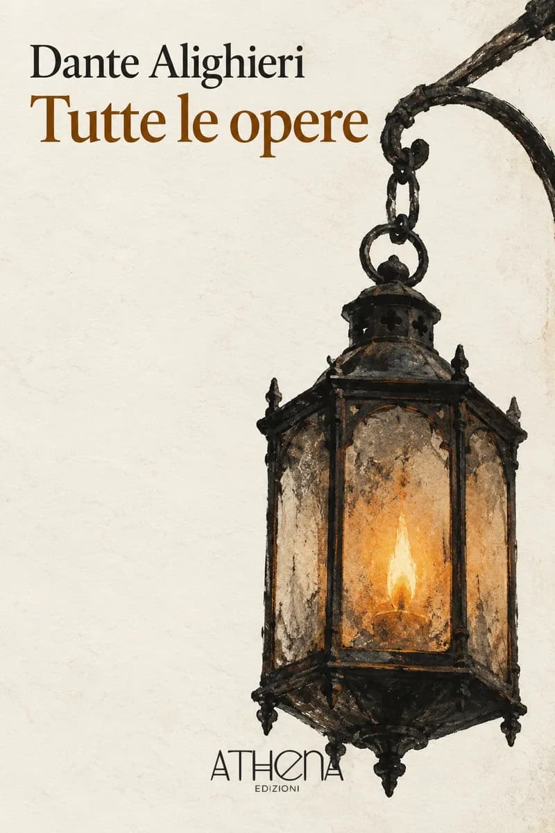 Tutte le opere di Dante Alighieri – copertina Edizioni Athena