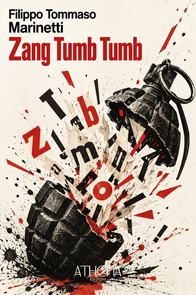 Zang Tumb Tumb di Filippo Tommaso Marinetti – copertina Edizioni Athena