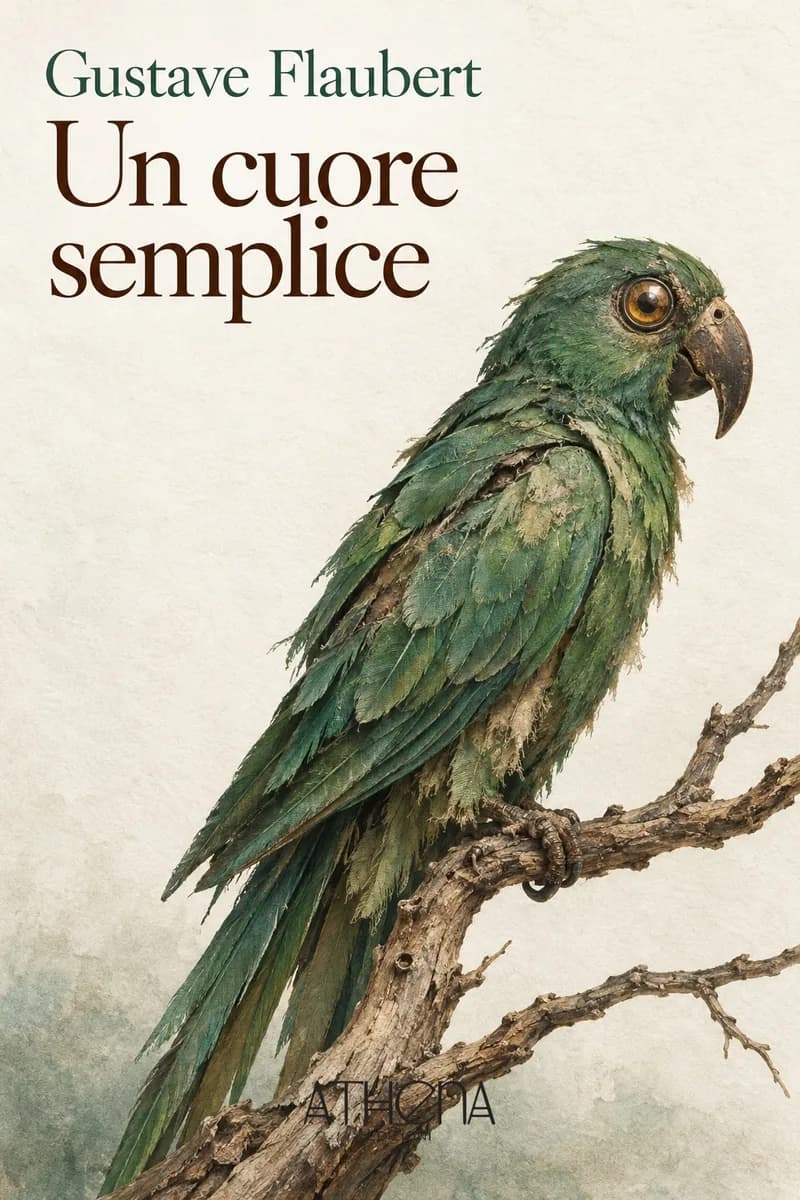 Un cuore semplice di Gustave Flaubert – copertina Edizioni Athena
