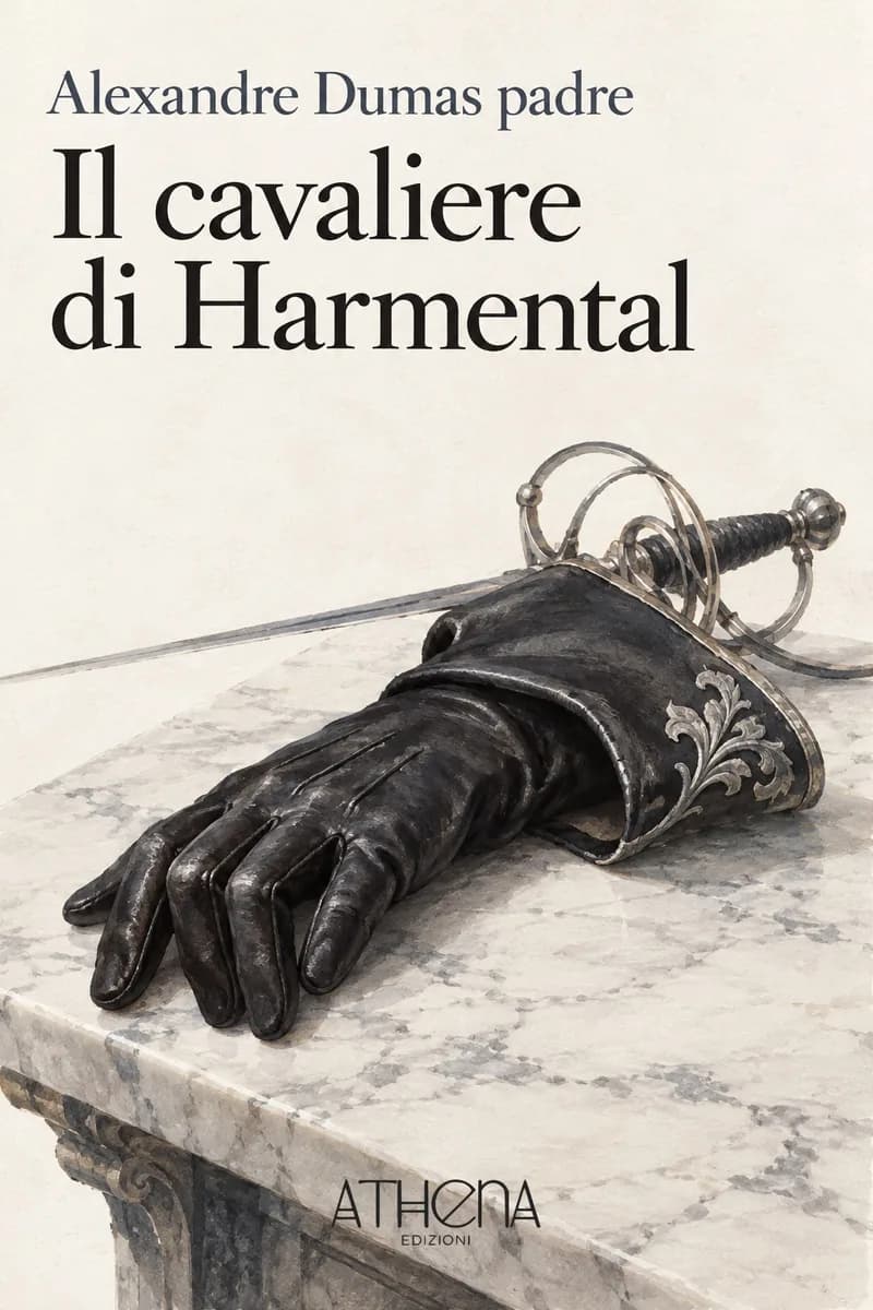 Il cavaliere di Harmental di Alexandre Dumas padre – copertina Edizioni Athena
