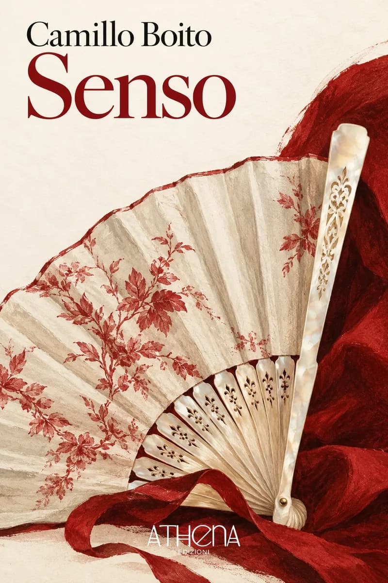 Senso di Camillo Boito – copertina Edizioni Athena