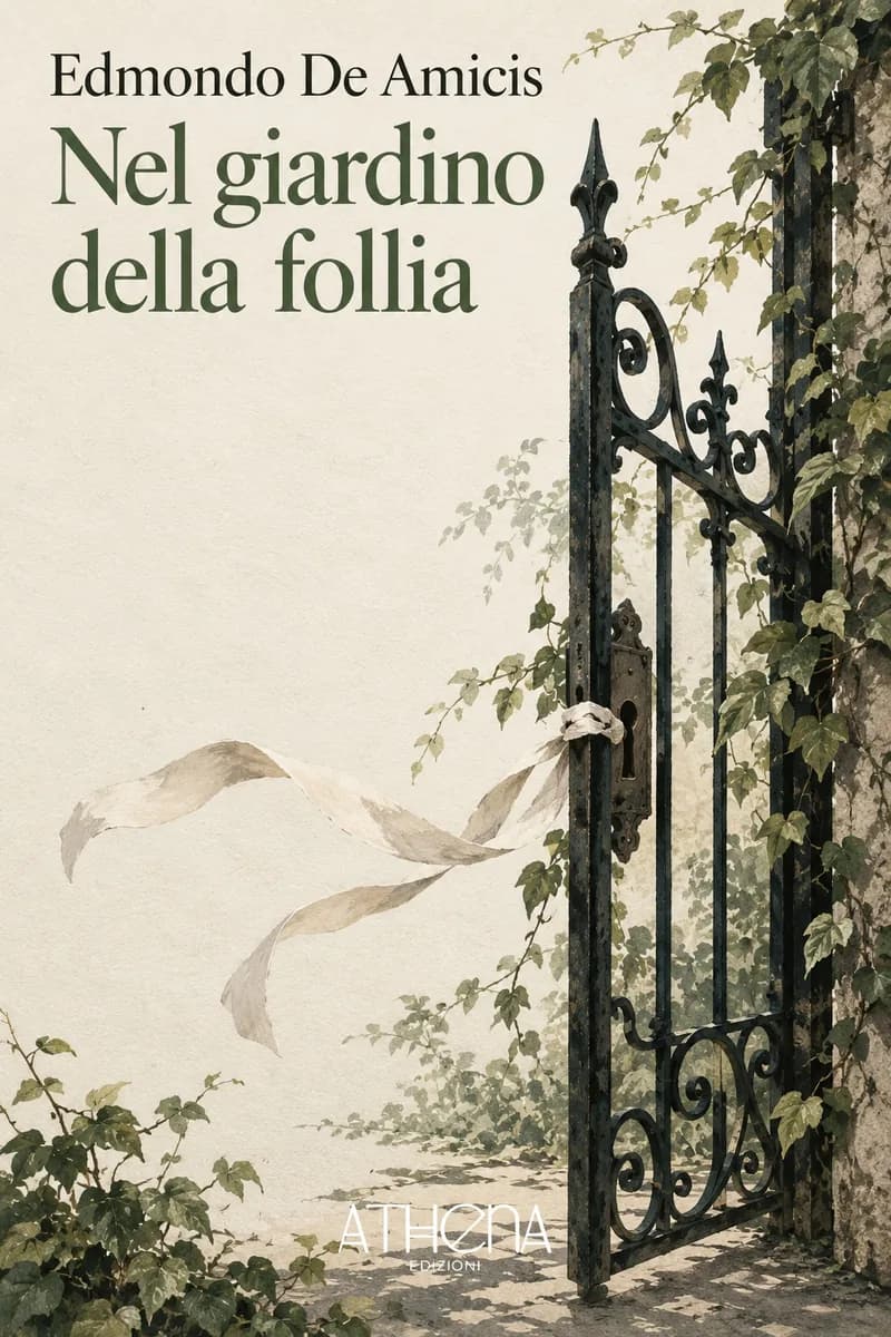 Nel giardino della follia di Edmondo De Amicis – copertina Edizioni Athena