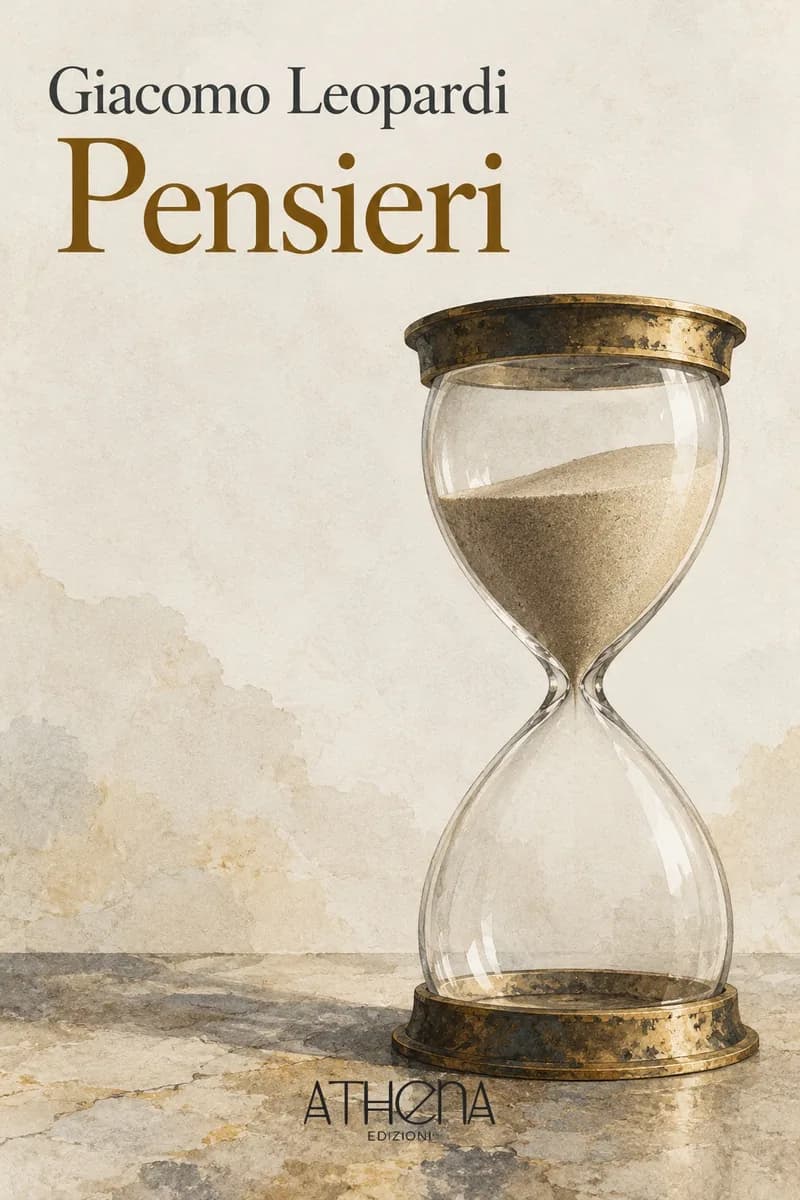 Pensieri di Giacomo Leopardi – copertina Edizioni Athena