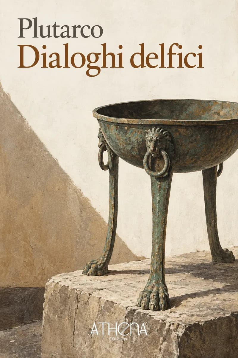 Dialoghi delfici di Plutarco – copertina Edizioni Athena