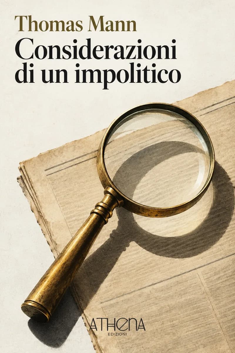 Considerazioni di un impolitico di Thomas Mann – copertina Edizioni Athena