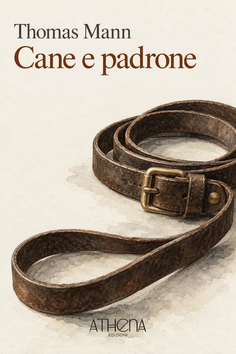 Cane e padrone di Thomas Mann – copertina Edizioni Athena