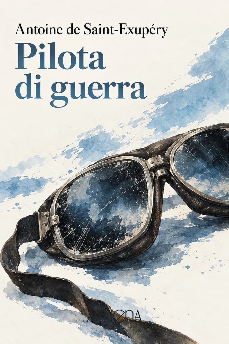 Pilota di guerra di Antoine de Saint-Exupéry – copertina Edizioni Athena