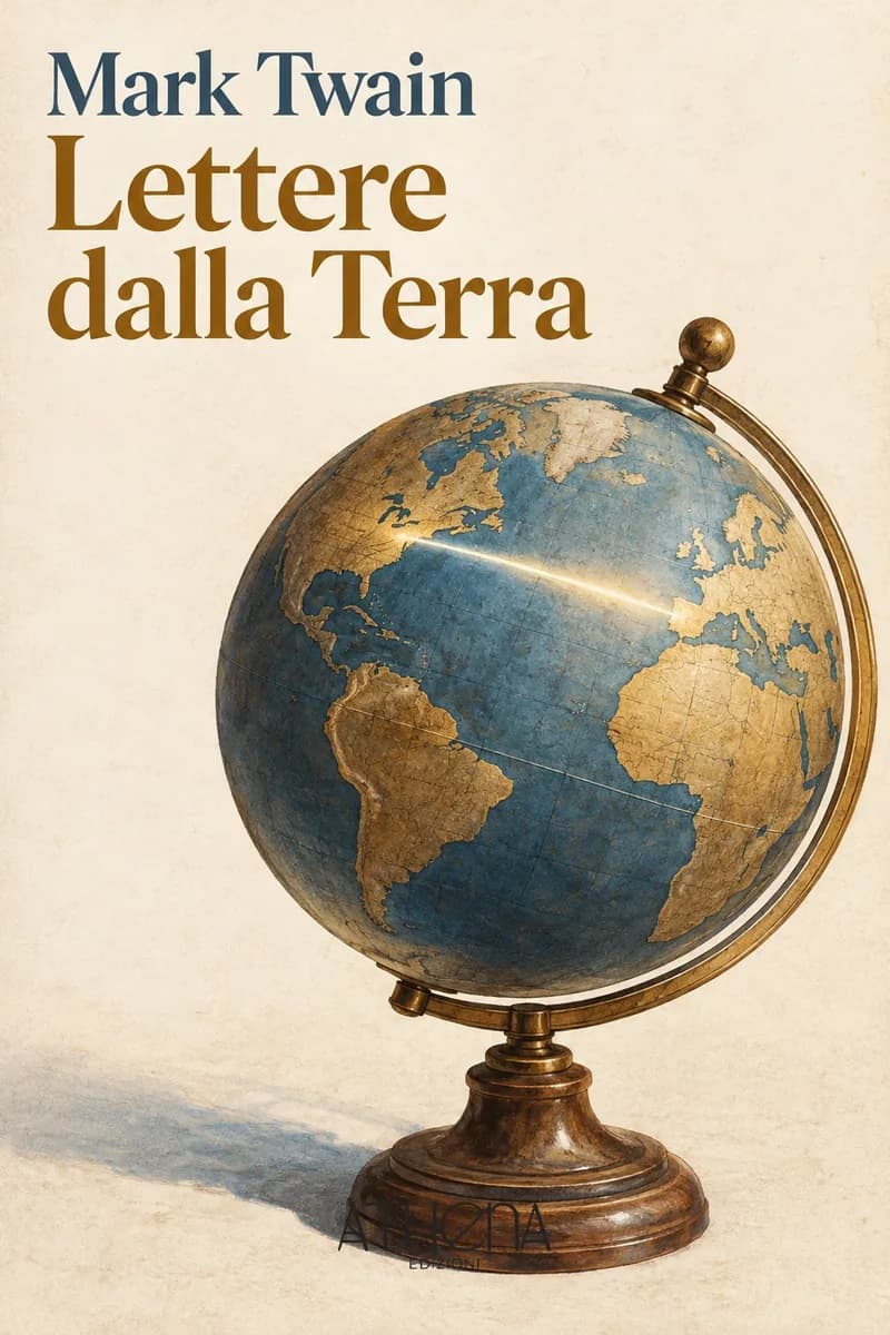 Lettere dalla Terra di Mark Twain – copertina Edizioni Athena