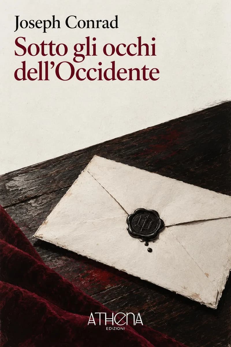 Sotto gli occhi dell'Occidente di Joseph Conrad – copertina Edizioni Athena