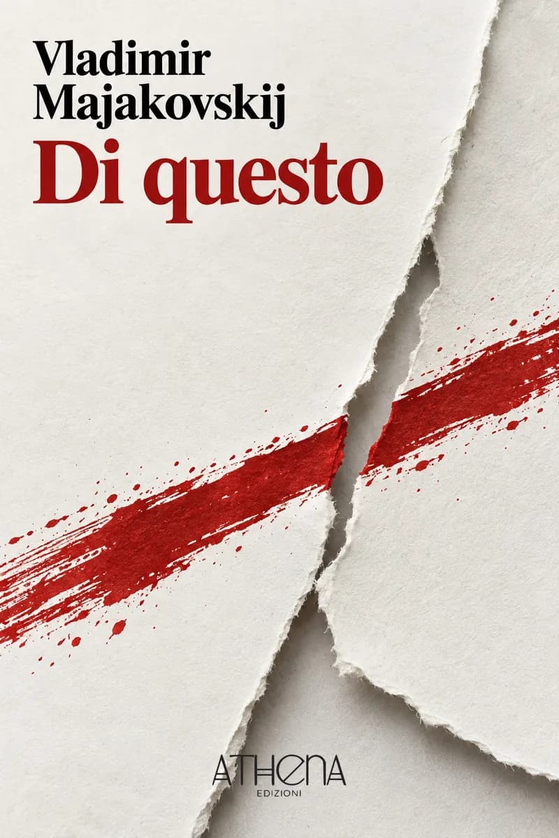Di questo di Vladimir Majakovskij – copertina Edizioni Athena