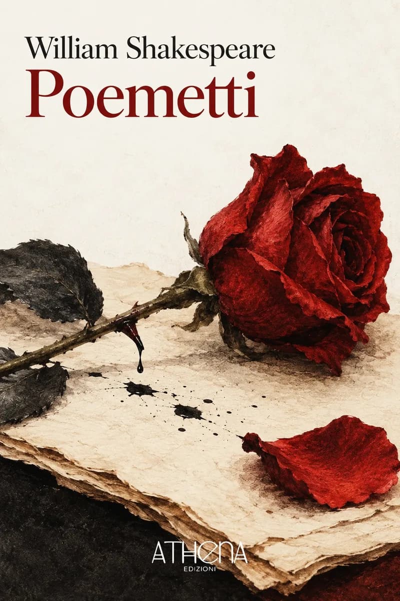 Poemetti di William Shakespeare – copertina Edizioni Athena