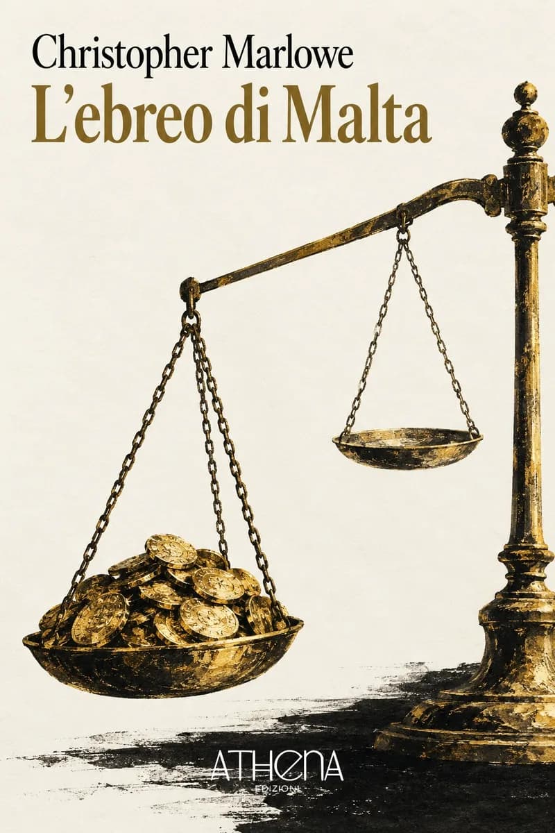 L'ebreo di Malta di Christopher Marlowe – copertina Edizioni Athena