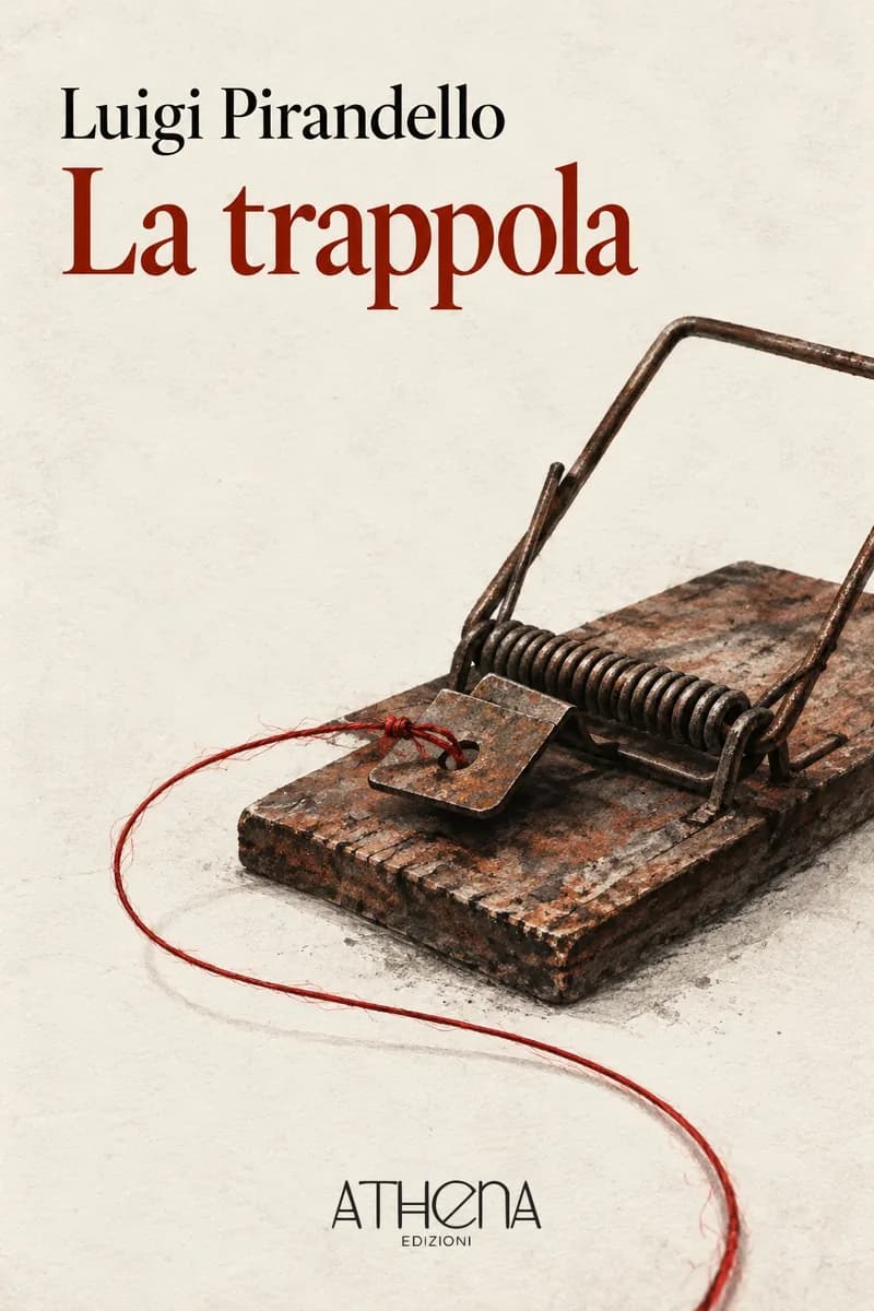 La trappola di Luigi Pirandello – copertina Edizioni Athena