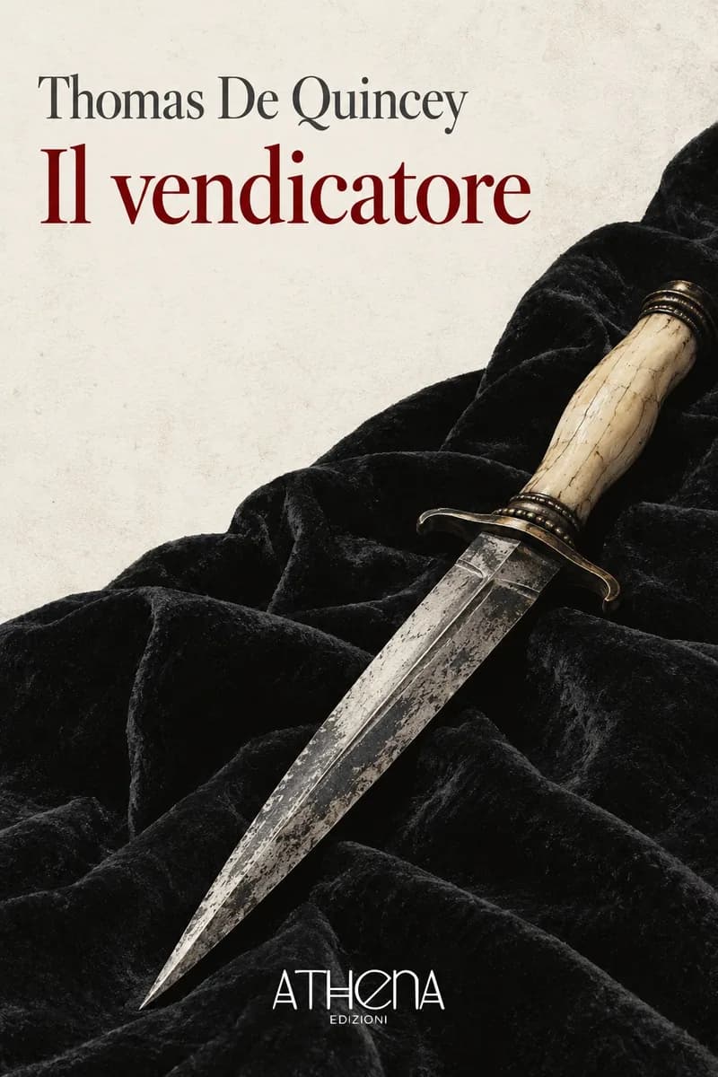 Il vendicatore di Thomas De Quincey – copertina Edizioni Athena