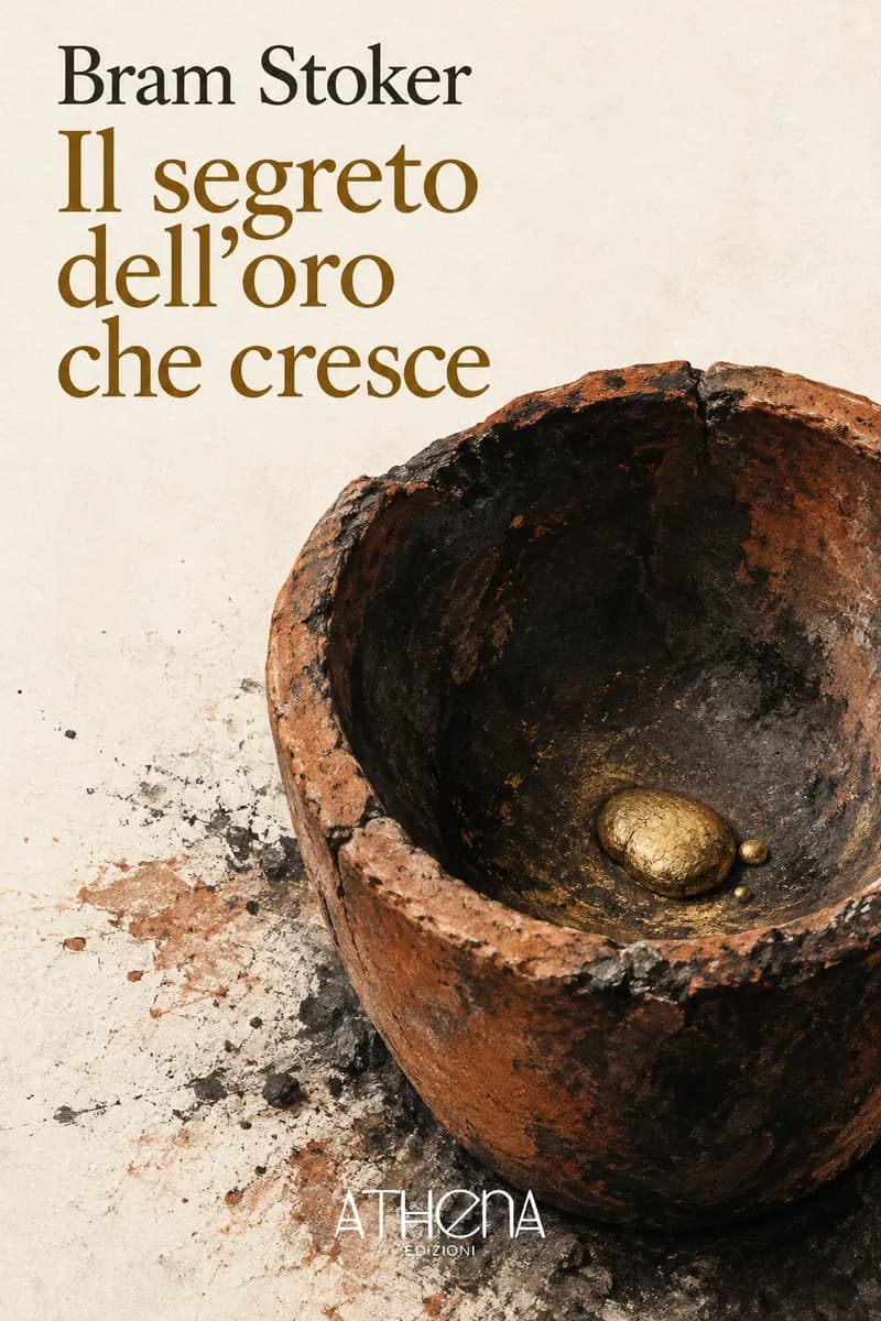 Il segreto dell'oro che cresce di Bram Stoker – copertina Edizioni Athena