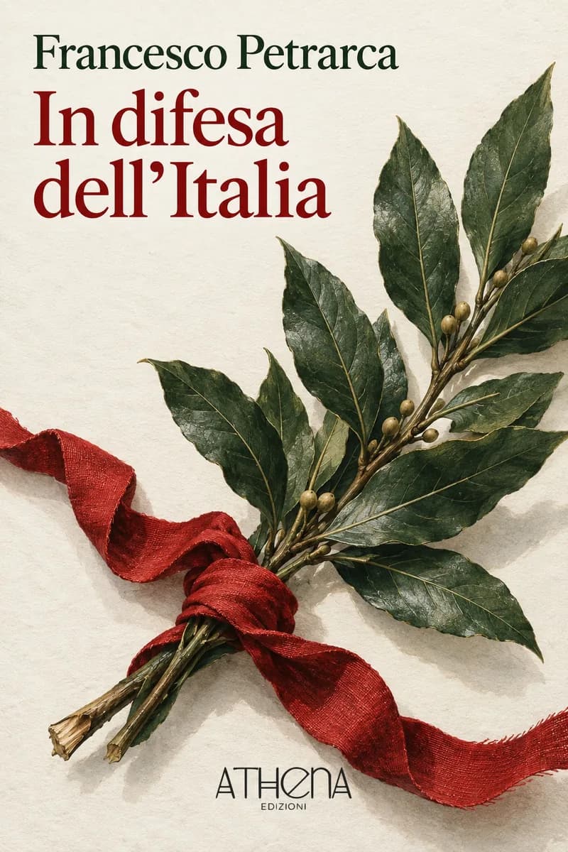 In difesa dell'Italia di Francesco Petrarca – copertina Edizioni Athena